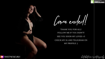 Watch sweetnesscurly recorded live streams from Chaturbate on 2025/03/28, Cam Archive